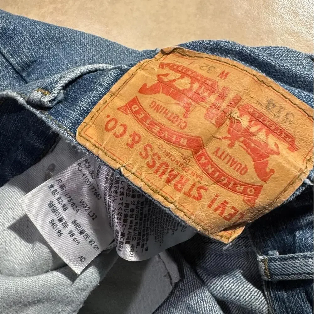 Vintage y2k levis 514 blue denim jeans size 32 in Mens